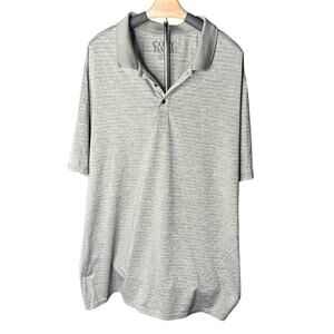 Cody James Core mens size xxl  faint green and white colorway polo shirt